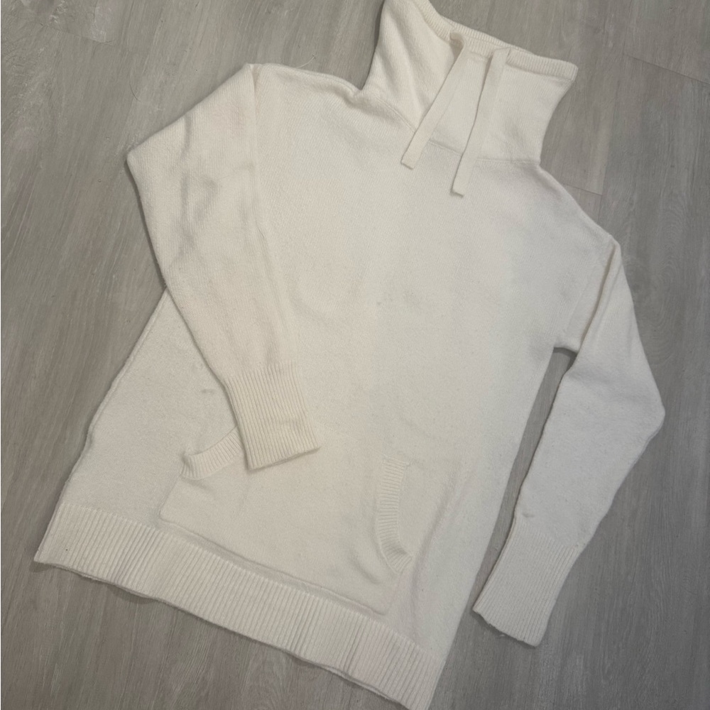 LOFT Cowlnneck Drawstring Sweater - Picture 3 of 8